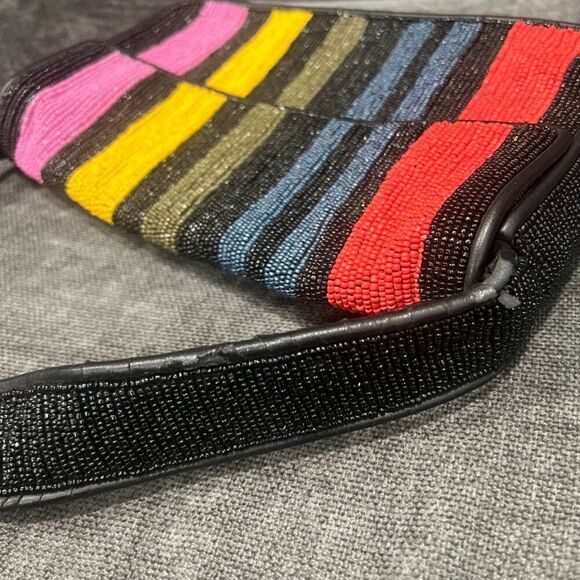 STAUD Tommy Bag Beaded Stripes - Picture 6 of 13